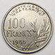 100 Francs Cochet, Ruban Large, 1955, Cupro-nickel - IV° République - 100 Francs