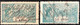 MACAU 1917 REVENUE STAMPS 5 & 10 AVOS USED, DIFFERENT PAPER. CAT. PB#228 & 230 - Altri & Non Classificati