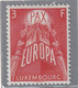 EUROPA CEPT 1957 LUSSEMBURGO  MNH SERIE COMPLETA - 1957
