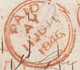 1846 - Lettre Pliée En Anglais En Port Payé De London, Londres Vers Grenoble Puis Lyon -  Via Boulogne - Postmark Collection