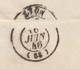 Delcampe - 1846 - Lettre Pliée En Anglais En Port Payé De London, Londres Vers Grenoble Puis Lyon -  Via Boulogne - Postmark Collection