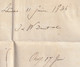 Delcampe - 1846 - Lettre Pliée En Anglais En Port Payé De London, Londres Vers Grenoble Puis Lyon -  Via Boulogne - Marcophilie
