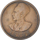 Monnaie, Éthiopie, Haile Selassie I, 5 Cents, Amist Santeem, 1944, TB+, Cuivre - Ethiopia