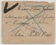 WW1 LAC Ou VILLERS - DOUBS - 1916 Lettre En Franchise Militaire Pour Secteur Postal 109 Destinataire N'a Pu être Atteint - Guerre De 1914-18