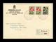 FRIMERKJASALAN REYKJAVIK 1958 Registered Cover Brief To Binghamton USA Direction Générale Des Postes Et Télégraphes - Storia Postale