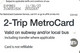 TITRE DE TRANSPORT METRO SUBWAY NEW YORK  TICKET VOYAGE DOUBLE - Wereld