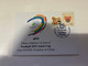 (1 G 55)  China Withdraw As Host Off Football 2023 Asian Cup Over COVID-19 Zero Policy - With OZ + China Stamps - Copa Asiática (AFC)