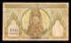 Nueva Caledonia New Caledonie 100 Francs 1937-1967 Pick 42e BC- G - Nouméa (Neukaledonien 1873-1985)