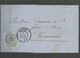 Belgique - N°18 Obl.LP141 De GAND Vers TOURNAI Du 2/3/1866 - Punktstempel