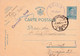 A16413 - MILITARY LETTER CENZURAT CENZORED ARAD SEITIN  KING MICHAEL 4 Lei  POSTAL STATIONERY 1941 - Cartas De La Segunda Guerra Mundial