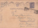 A16428  -   MILITARY LETTER POSTAL STATIONERY KING MICHAEL 10 LEI CENZURAT CONSTANTA USED 1941 - Lettres 2ème Guerre Mondiale