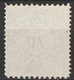 Grecia 1875 SEGNATASSE 1 D. Contorno Verde -centro Nero- Dent. 10x11 -n.11 Catalogo Unificato Usato - Gebraucht