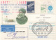 POLAR FLIGHTS, HATANGA- SREDNY- SANKT PETERSBURG, PLANE, COVER STATIONERY, ENTIER POSTAL, 1995, RUSSIA - Vuelos Polares