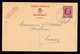 37/019 - BRASSERIE Belgique - Vers Brasseur Devos à LEUZE 1925 Sur Entier Postal Ex BRAFFE Via WILLEMEAU - Cervezas