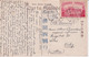 1916 - JAPON - RARE 4 SEN ! Sur CP De AOMORI => HOPITAL MILITAIRE N°51 à VICHY (ALLIER) Via AMERIQUE ! - Cartas & Documentos