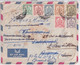 1959 - LIBYE - ENVELOPPE AIRMAIL De TRIPOLI => DAKAR (SENEGAL) => DIVONNE (AIN) => ST MAUR (SEINE) => GIMONT (GERS) !! - Libyen