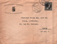 7694 LETTRE Ville De LUXEMBOURG Administration Communale Pour Paris   04 05 1928 - Cartas & Documentos