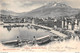 SCHWEIZ►LUZERN►CPA►PRÉCURSEUR◄1905►BAHNHOF UND PILATUS ▬ ÉDITION PHOTOGLOB CO. ZÜRICH No 292 - Lucerne