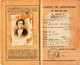 Romania, 1937, Social Insurance Member Card - Revenue Fiscal Stamp / Cinderella - Revenue Stamps