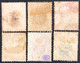 HONG KONG 1903\04\07\11KING EDWARD X 6 STAMPS - Usados