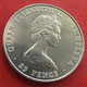 Saint Helena 25 Pence 1980 Ship, Royal Visit Wºº - St. Helena