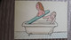 Tomi Ungerer 1983 Cartoon 171/04 Couple Baignoire - Ungerer