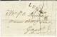 1819- Lettre De 57 / LILLE ( France ) Pour Gand  - L.F.R.1 - Au Dos,FRANKRYK / OVER MEENEN - 1815-1830 (Période Hollandaise)