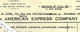 1934 ENTETE THE AMERICAN EXPRESS COMPANY TRAVAL BANKING SHIPPING NEW YORK  SUCCURSALE PARIS  Porcelaine Salt Lake City - Decretos & Leyes