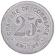 AMIENS - 01.02 - Monnaie De Nécessité - 25 Centimes 1921 - Monétaires / De Nécessité