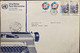 UNITED NATION 1981, TYPEWRITER MACHINE,GLOBE,EMBLEM,PLANT ,FREE NAMBIA, ANNIVERSARY OF UNESCO SLOGAN,COVER,4 STAMPS USED - Cartas & Documentos