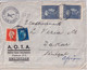 1948 - NEDERLAND - ENVELOPPE Par AVION De AMSTERDAM => DAKAR (SENEGAL) ! - Covers & Documents