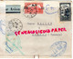 ALGERIE- ENVELOPPE AVION ALGER- COGNAC BALLET A JARNAC-CONTROLE POSTAL MILITAIRE 1939-GUERRE ESCADRON DROP Y - Aéreo