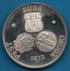 HUNGARY BUDAPEST 1873-1973 PRO MEMOR URBE CENTEN  Argent 835‰ Silver Cities Of Pest, Buda, Obuda Merged Into One - Gewerbliche