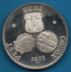 HUNGARY BUDAPEST 1873-1973 PRO MEMOR URBE CENTEN  Argent 835‰ Silver Cities Of Pest, Buda, Obuda Merged Into One - Firma's