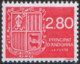 Année 1993 - N° 5 -T-P N° 435 - Blason D'Andorre - 2 F. 80 X 10 - Booklets