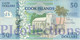 COOK ISLANDS 50 DOLLARS 1992 PICK 10a AUNC PREFIX "AAA" - Cook Islands