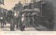 78-CHATOU- GARE- 4 CARTES-PHOTO- FUNERAILLES DE M. BERTEAUX - Chatou