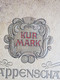 Kurmark Wappenschau (Kur Mark) / Cigarettes Chromo De Blason Ancien Des Régions - Documents