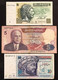 Tunisia Tunisie 3 Banconote 3 Notes Lotto.4045 - Tunisie