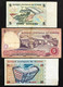 Tunisia Tunisie 3 Banconote 3 Notes Lotto.4045 - Tunisie