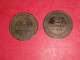 2 X 2 CENTIMES 1879 (PETIT A) 1882 A CERES TTB Non Nettoyé VOIR PHOTOS - Andere & Zonder Classificatie