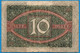 DEUTSCHES REICH , 10 MARK , 06.02.1920 LETTER D , P# 67a - 10 Mark
