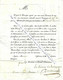 CAVALERIE  C.1805 Compagnie CHEVAU LEGERS DE LA GARDE DU ROI  Sans Date  Wignier D’Avesnes  Sommes Versées à La Cie - Documents Historiques