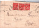 7704 LETTRE Grande Bretagne WEYMOUTH  Pour Baugé (49)   24 12 1921 Georges V   BOURGUEIL Bijouterie - Lettres & Documents