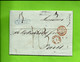 Warschau  LAC 05/01/1852 P.D. En Rouge Aus Russland -Ent Valenciennes 3 Prusse Varsovie >>Rothschild Banque Paris - ...-1860 Vorphilatelie