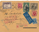 1930 RECOMMANDE BRUXELLES VIA LEOPOLDVILLE TO MOLENBEEK  BRUXELLES          2 SCANS - Cartas & Documentos