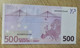 Germany 500 Euro 2002 Trichet UNC Letter X Print Code R010 E1 - 500 Euro