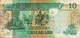 MALTA 10 LIRI LIRA 1989 P-43a VF "free Shipping Via Registered Air Mail" - Malte