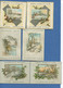 Lille Lervilles Chicorée Cremiere Bel Ensemble 6 Chromos Calendrier 1888 Argent  Paysage Hiver - Petit Format : ...-1900