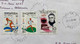 ALBANIA 1997, SPORT GAME ,ATHELETIC 1996, AT GIERGJ FISHTA 3 STAMPS USED COVER TO INDIA,TIRANA CITY CANCELLATION - Albanië